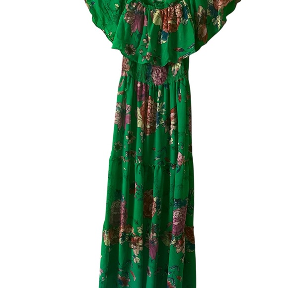 Rabbit Rabbit Rabbit Green Floral Maxi Dress - Picture 4 of 7